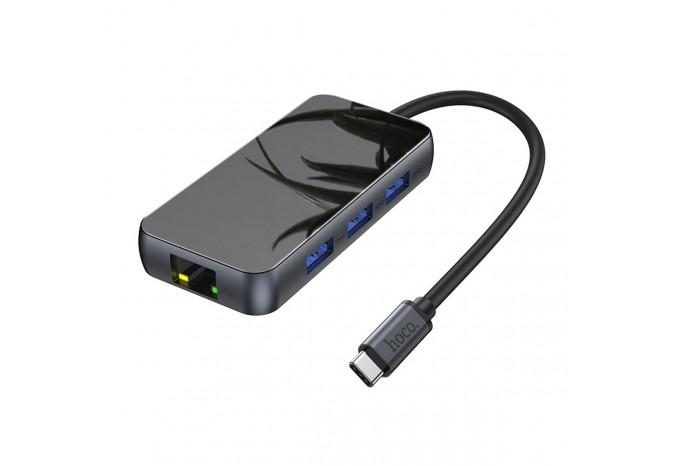 USB C (Type-C) Хаб Адаптер 6 в 1 Hoco HB16